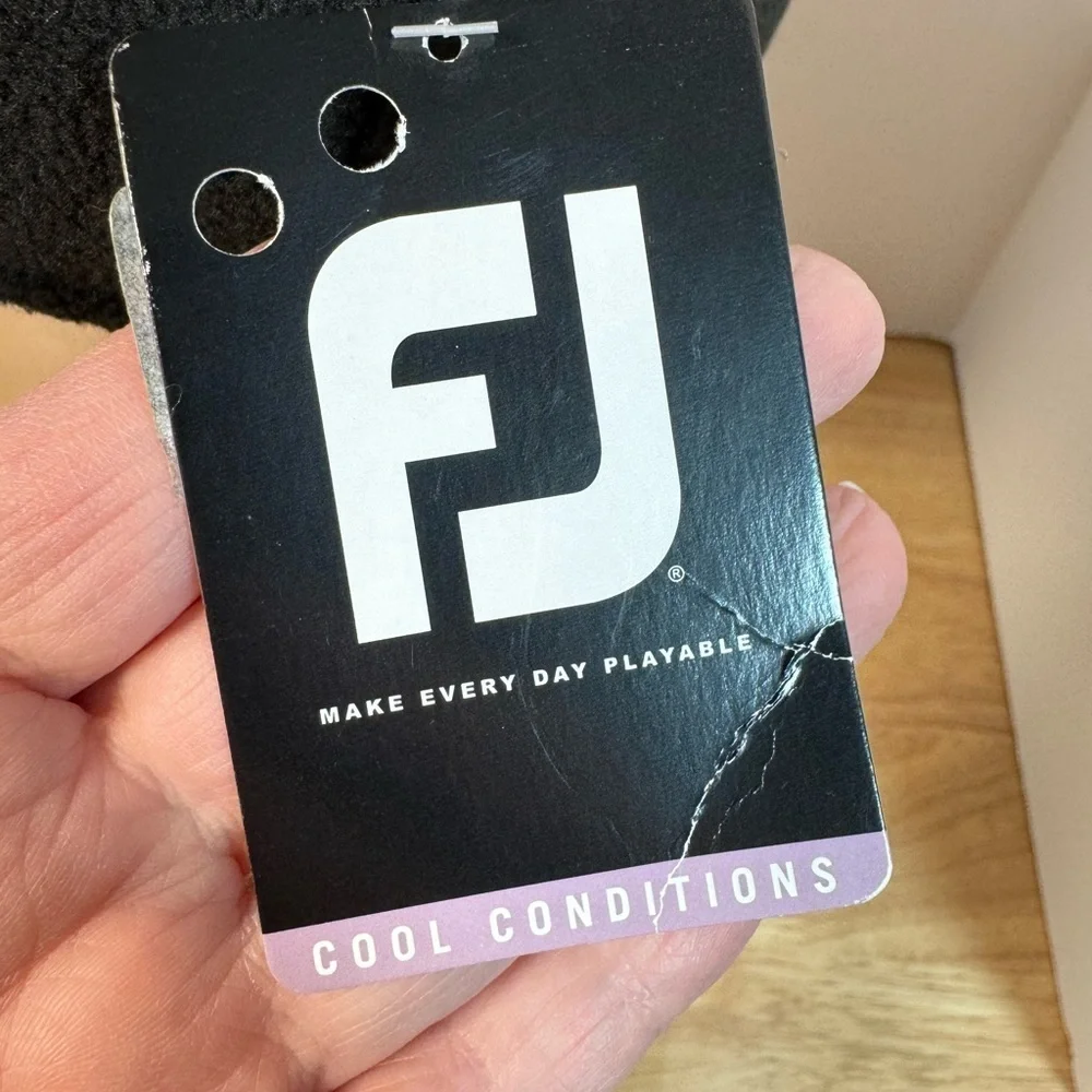 FootJoy Fleece Winter Headband Black OSFM